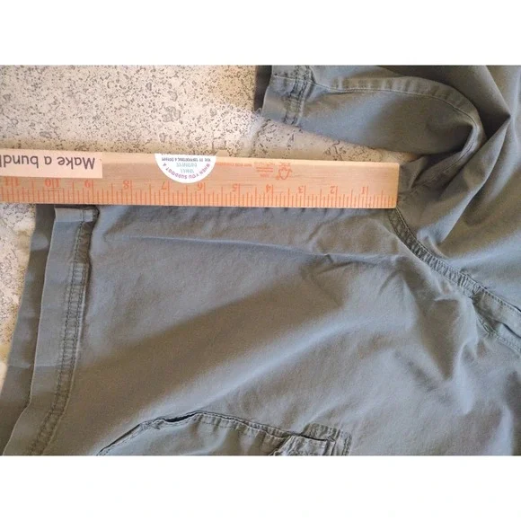 Unionbay Cargo Shorts Men‎ 38 Green Utility Pockets Work Casual Skater Travel - Picture 7 of 8